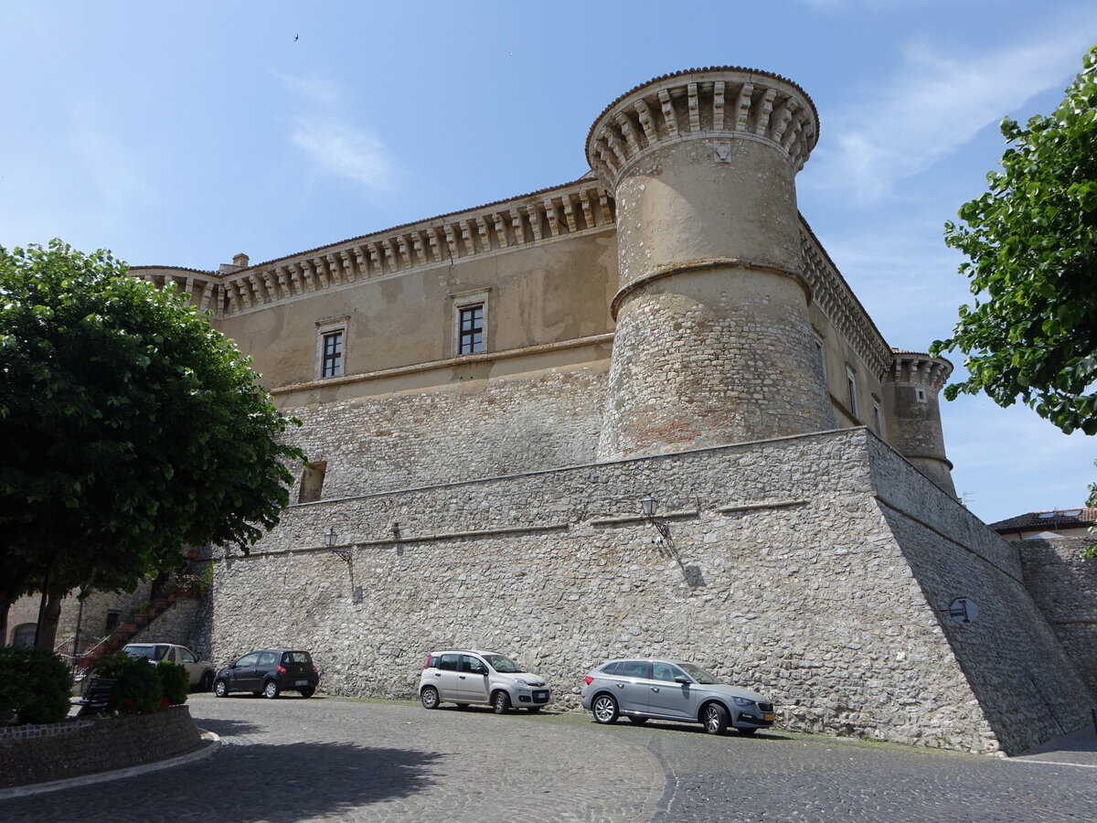 Alviano, Castello di Bartolomeo, erbaut im 15. Jahrhundert (24.05.2022)