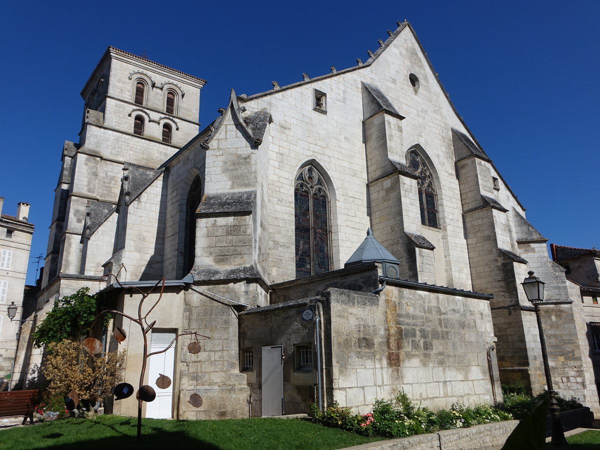 Angouleme, Kirche Saint-Andre, erbaut im 12. Jahrhundert (15.07.2017)