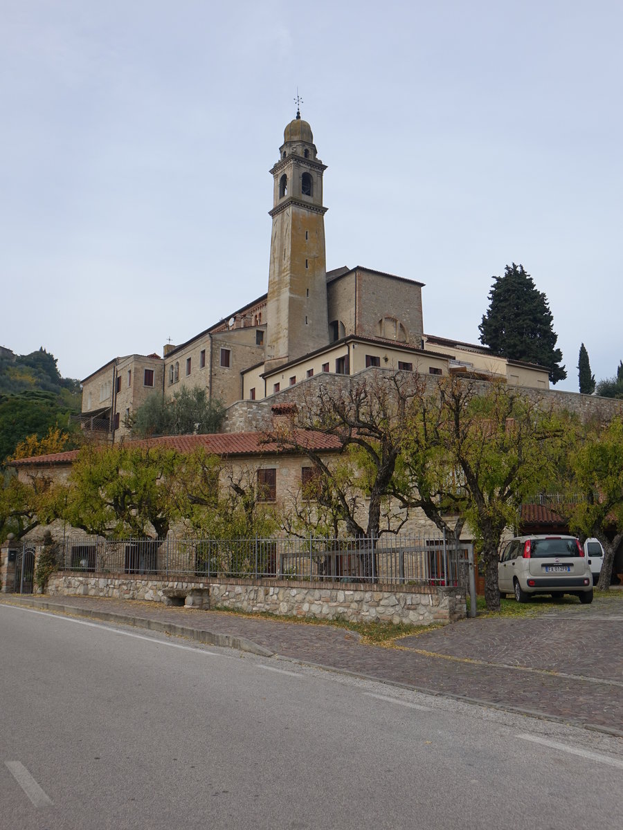 Arqua Petrarca, Kloster Oratorio della Trinita, erbaut im 12. Jahrhundert (29.10.2017)