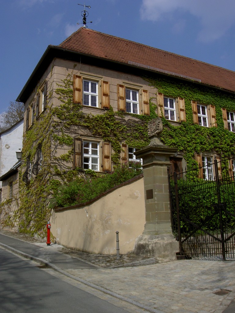 Aschbach, Von Plnitzsches Schloss, erbaut 1672 von Hieronymus Christoph von Plnitz (13.04.2014)