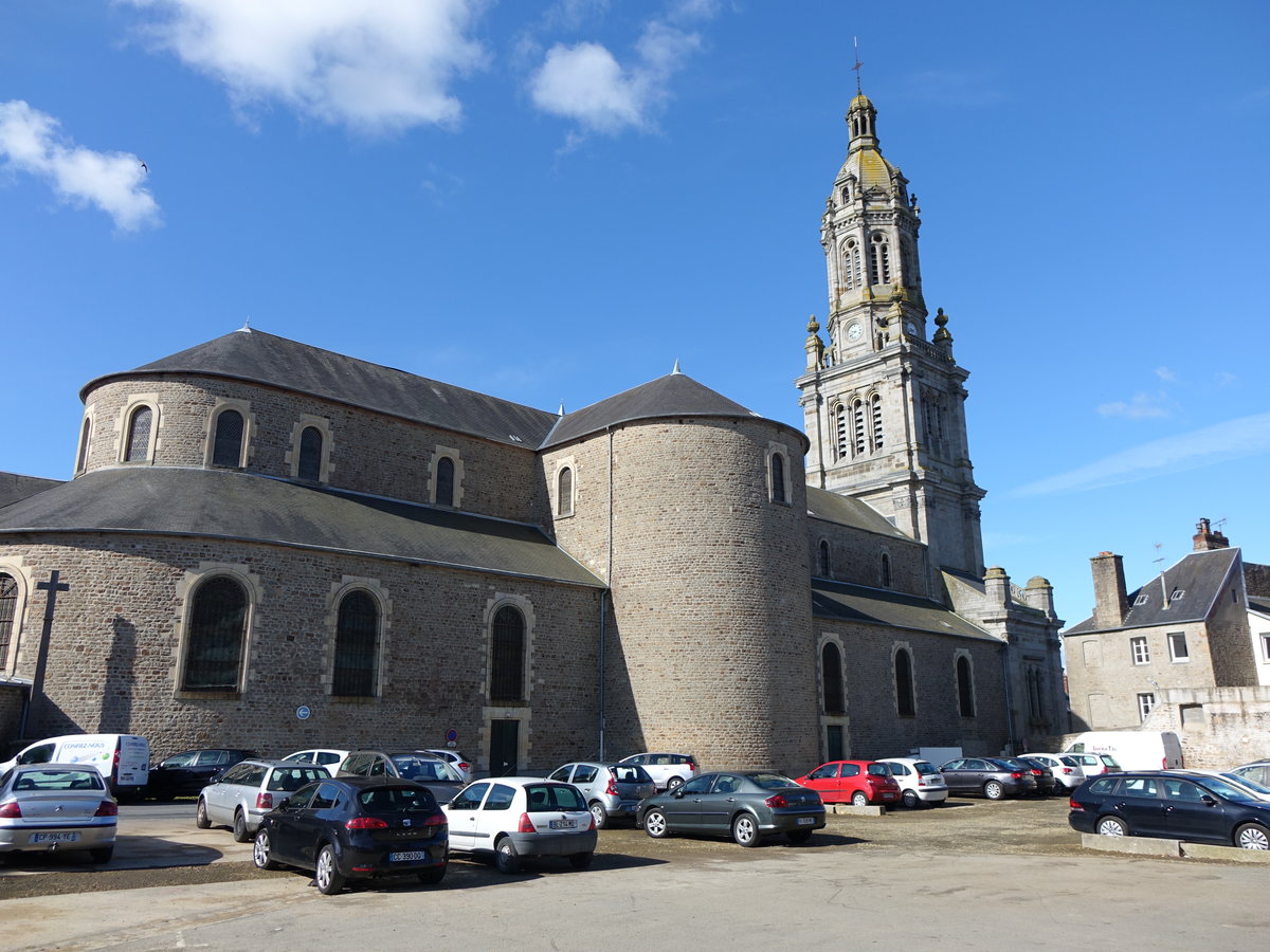 Avranches, Kirche Saint-Gervais, erbaut im 18. Jahrhundert (13.07.2016)
