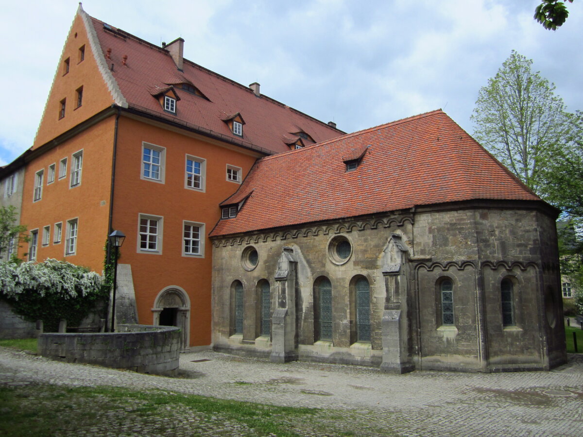 Bad Ksen, Abtskapelle Schulpforta, erbaut im 13. Jahrhundert (13.05.2012)