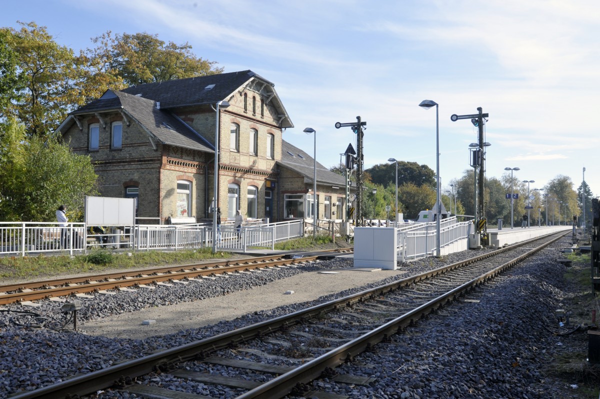 Bahnhof Srup in Angeln. September 2011.