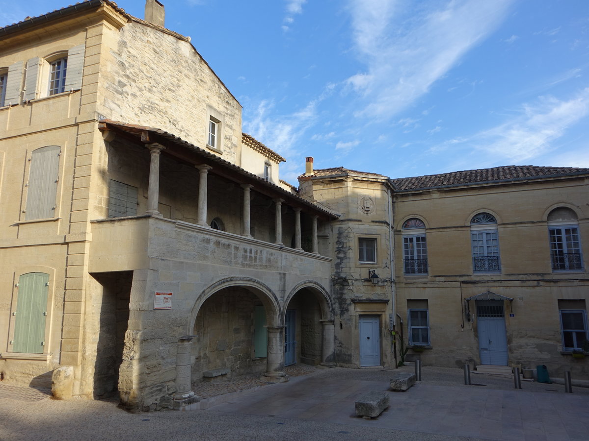 Barbentane, Maison des Chevaliers, erbaut 1133 fr Guillaume de Barbentane (25.09.2017)