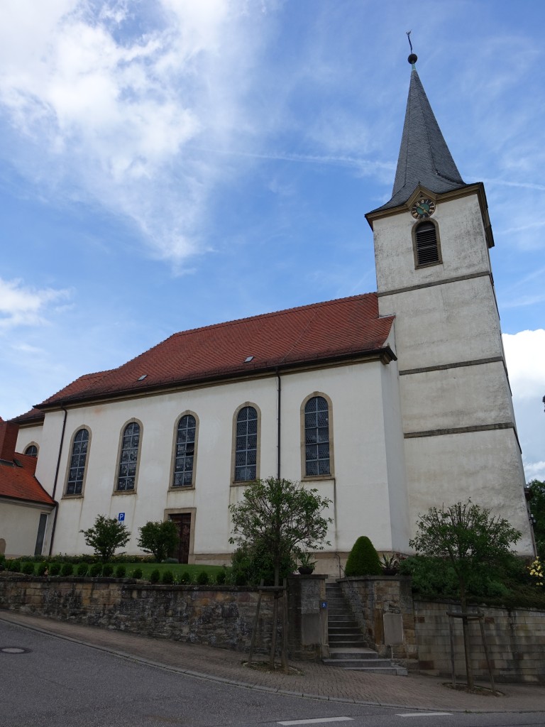 Bauerbach, Pfarrkirche St. Peter, erbaut von 1791 bis 1792 (30.05.2015)