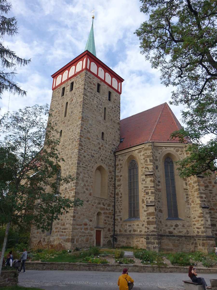 Bautzen, St. Michaelis Kirche am Wendischen Kirchhof, erbaut von 1495 bis 1520 (03.10.2020)