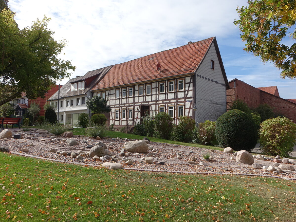 Bilshausen, Fachwerkhaus in der Pfarrgasse (01.10.2023)