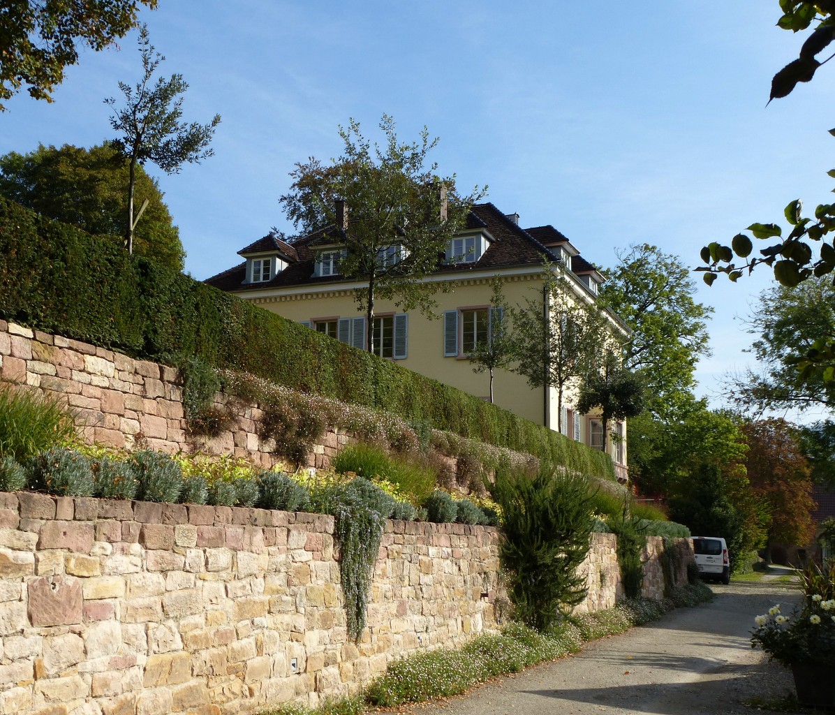 Bleichheim, das Schlo, befindet sich im Privatbesitz, Okt.2015