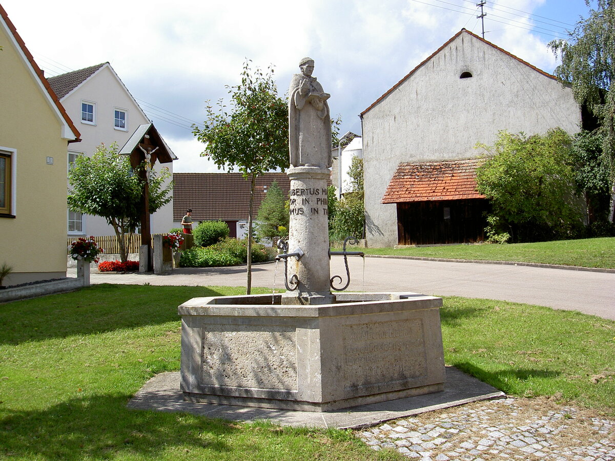 Bollstadt, Ulrichsbrunnen in der Albertusstrae (24.08.2014)
