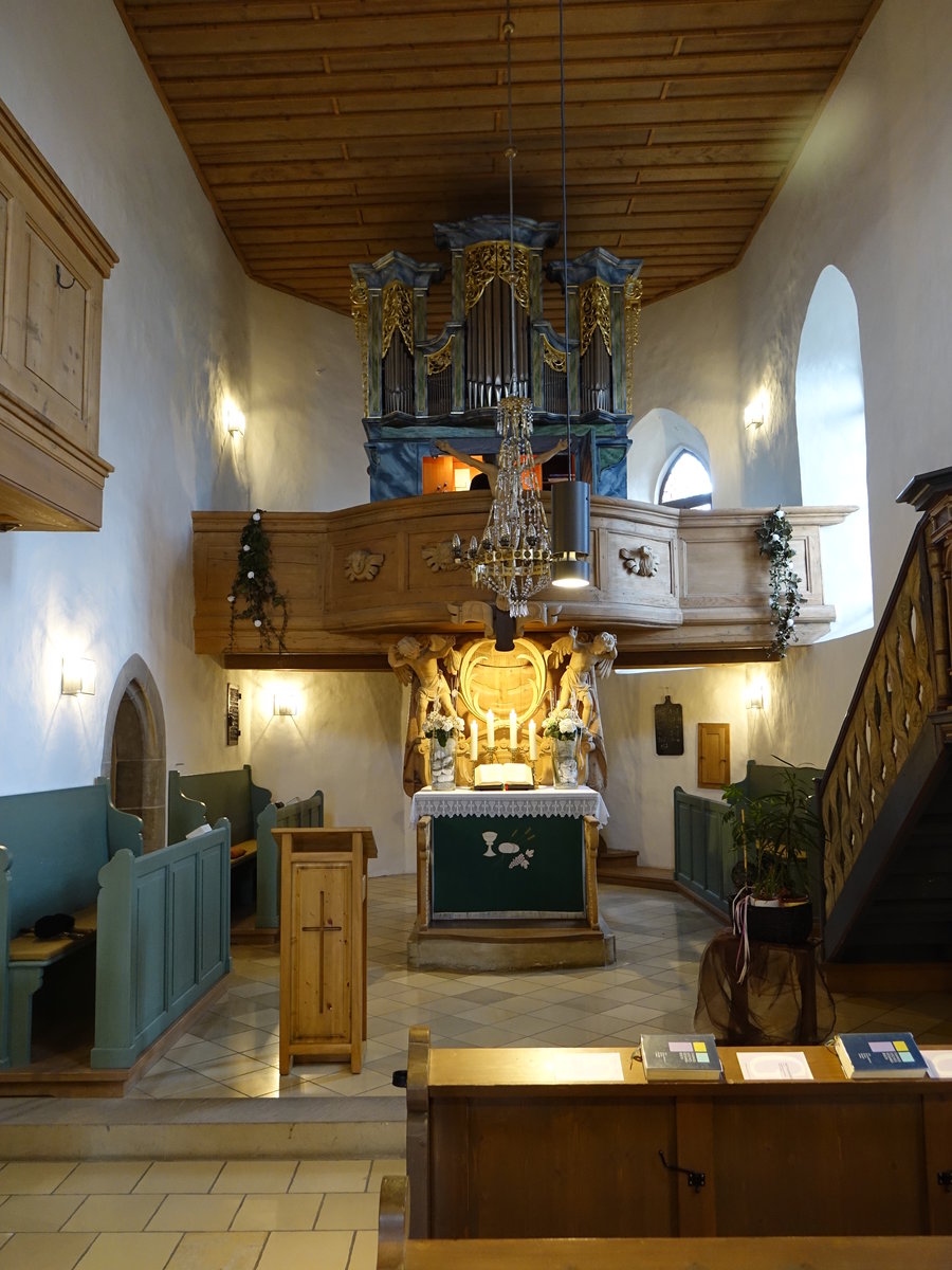 Breitenau, Altar in der Ev. St. Stephan Kirche (29.05.2016)