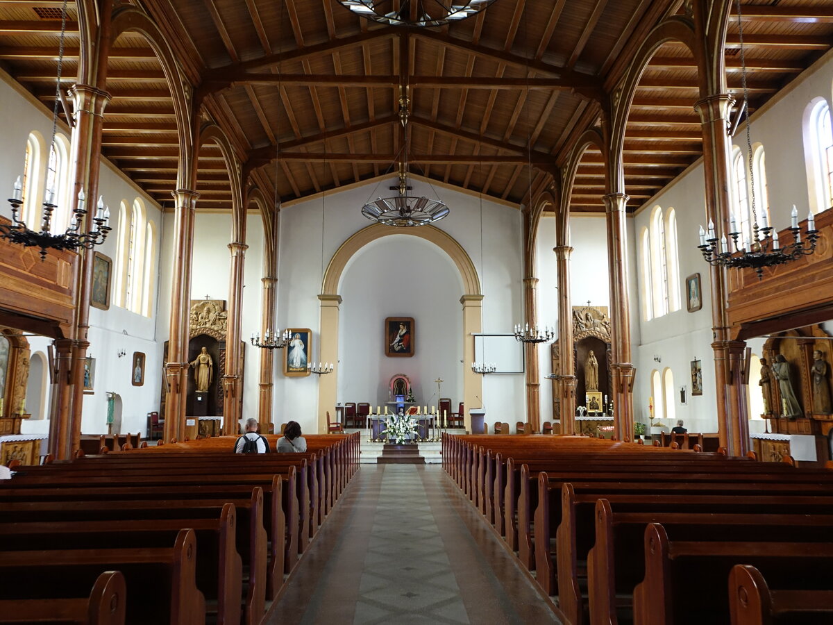 Bytow / Btow, Innenraum der Pfarrkirche St. Katharina (01.08.2021)
