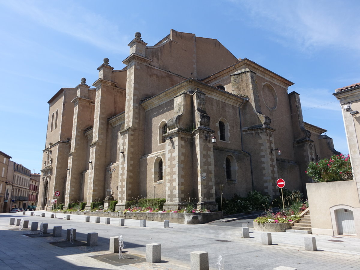 Castres, Kathedrale Saint-Benoit, erbaut im 17. Jahrhundert (30.07.2018)