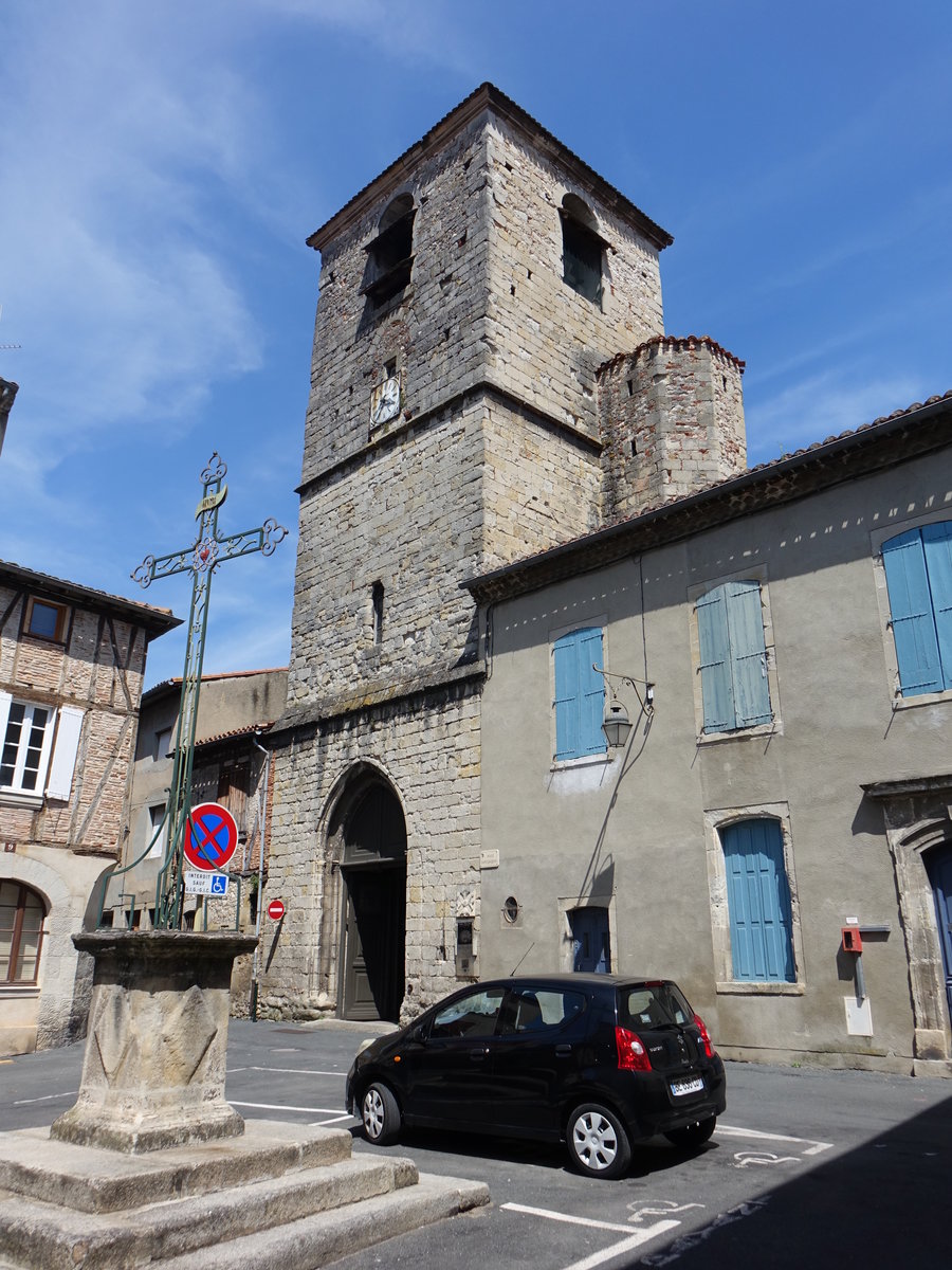 Castres, Pfarrkirche Notre-Dame-de-la-Plate, erbaut Mitte des 18. Jahrhundert (30.07.2018)