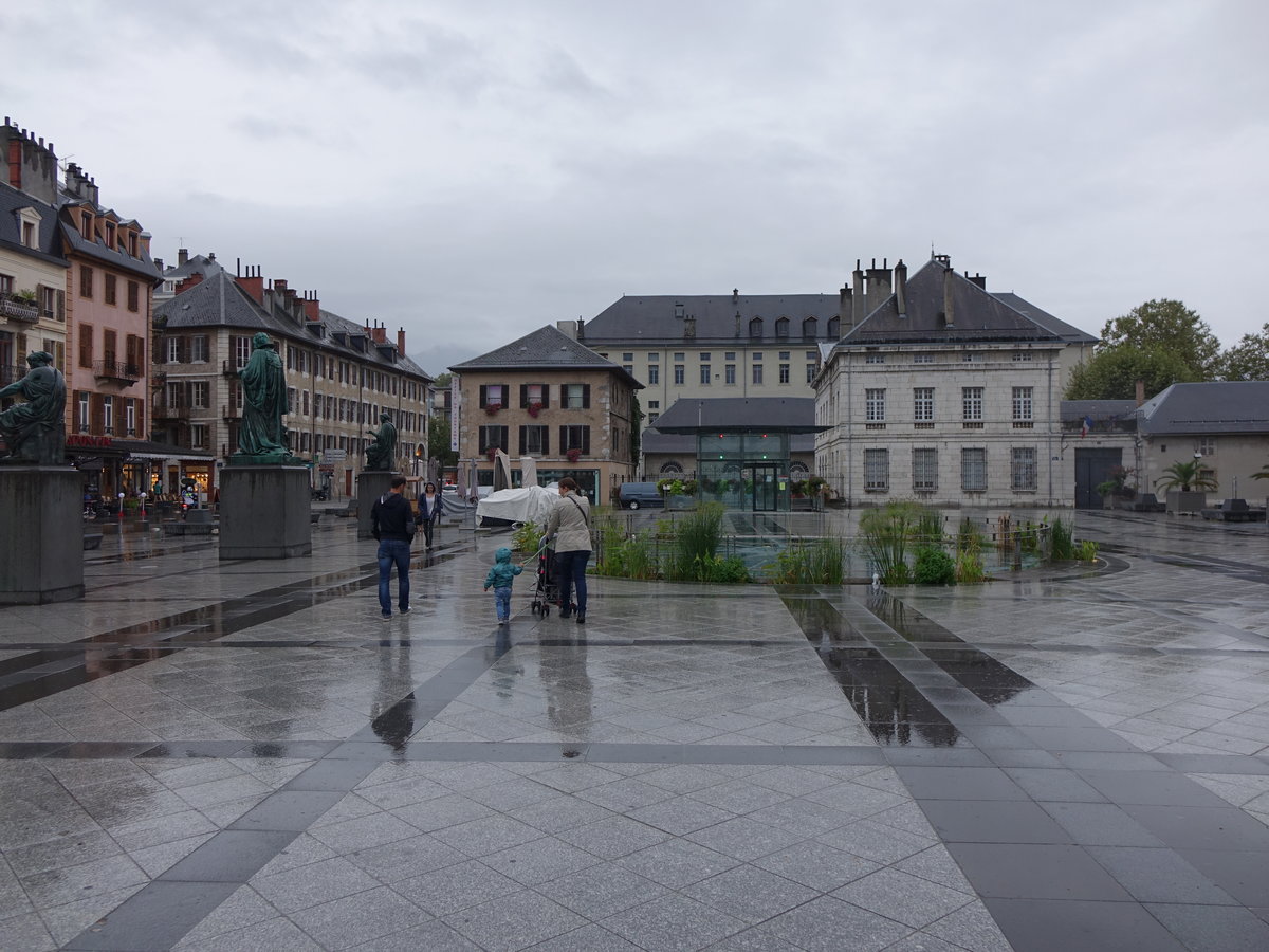 Chambery, Gebude am Place du Palais-de-Justice (17.09.2016)
