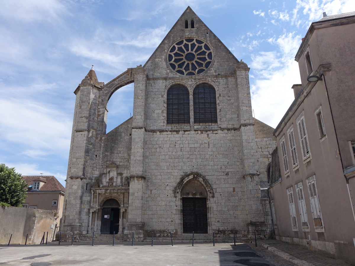 Chartres, Kirche Saint-Aignan, erbaut im 12. Jahrhundert (18.07.2015)