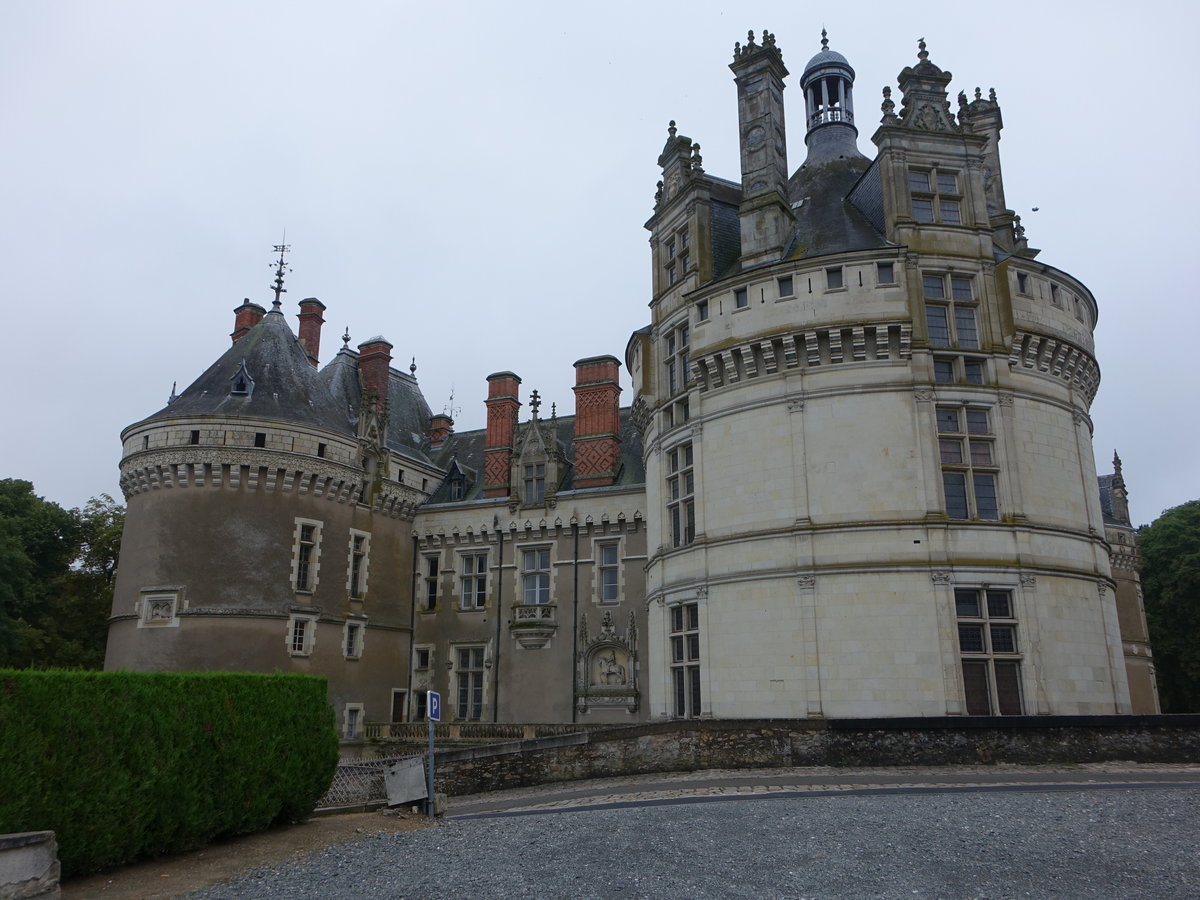 Chateau le Lude, erbaut im 13. Jahrhundert, verndert bis 1530 durch die Familie de Daillon (10.07.2017)