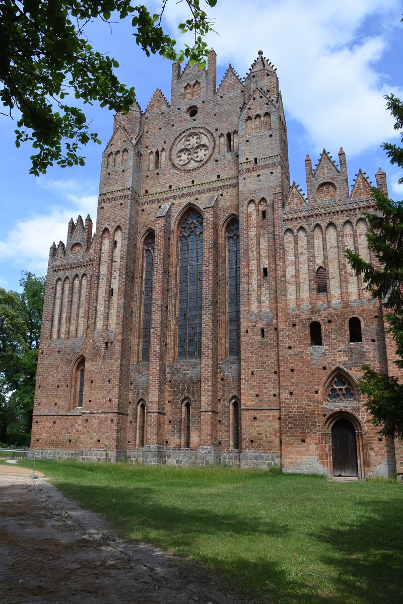 CHORIN (Landkreis Barnim), 20.06.2019, Kloster Chorin, eine ehemalige gotische Zisterzienserabtei; sie wurde 1258 von askanischen Markgrafen gegrndet und hatte weitreichende Bedeutung am nrdlichen Rand des Einflussbereichs der Askanier (Grenze mit den Slawen)