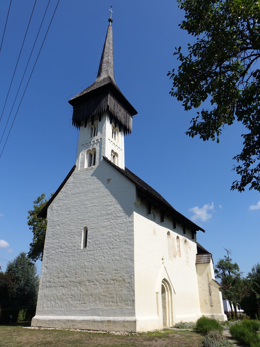 Csaroda, Reformierte Kirche, erbaut im 13. Jahrhundert (07.09.2018)