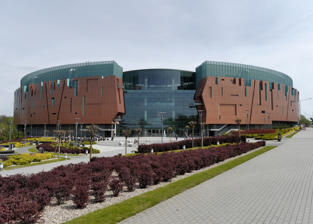 Cuprum Arena (Einkaufszentrum) in Lben (Lubin) am 5.5.2016.