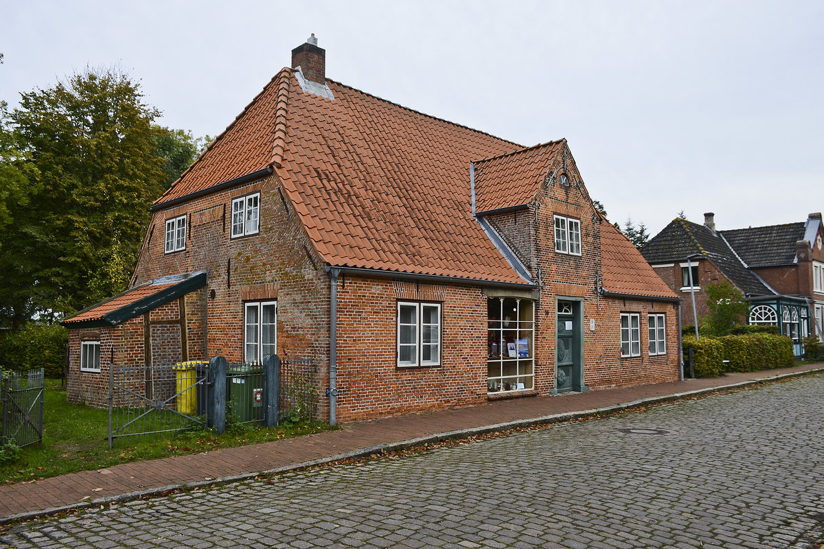 Das Dorfsmuseum Haus Peters in Tetenbll auf der Halbinsel Eiderstedt. Aufnahme: 20. Oktober 2020.
