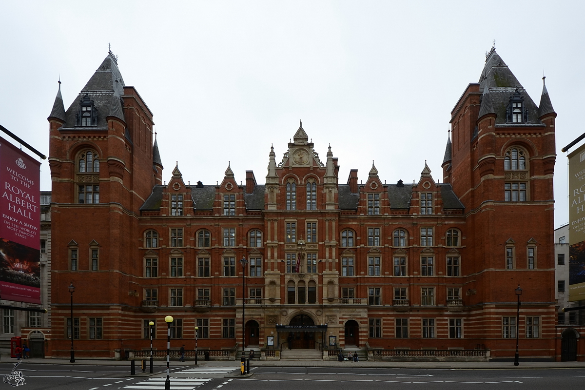 Das Gebude des Royal College of Music im Londoner Stadtteil Kensington. (September 2013)