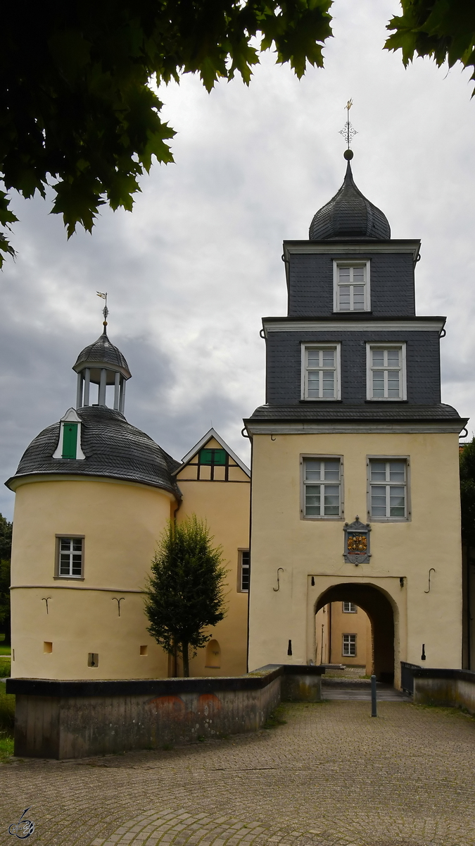 Das Haus Martfeld ging aus einer Wasserburg hervor, deren Ursprnge im 14. Jahrhundert liegen. (Schwelm, Juli 2020)