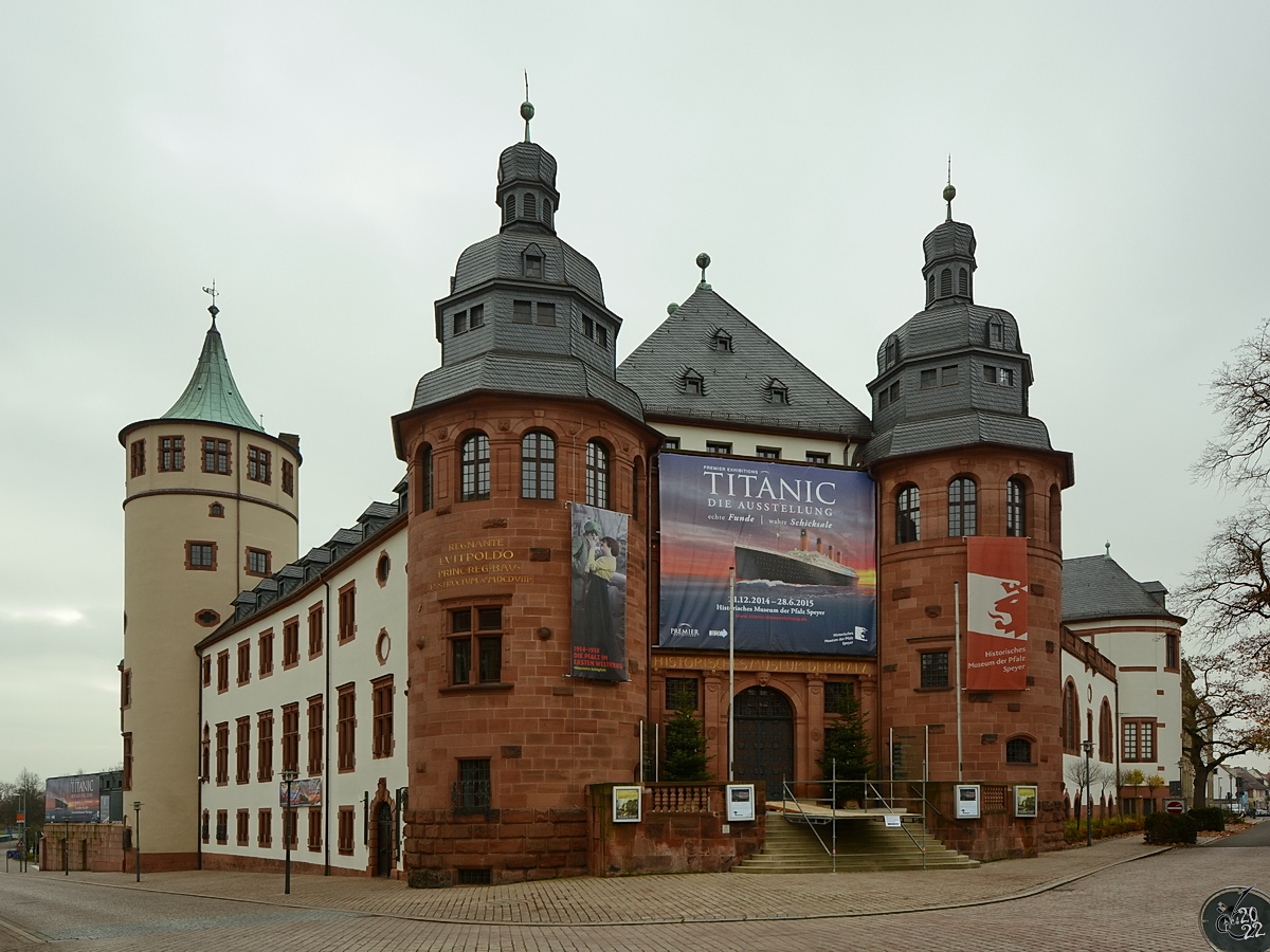 Das Historische Museum der Pfalz wurde 1910 erffnet. (Speyer, Dezember 2014)