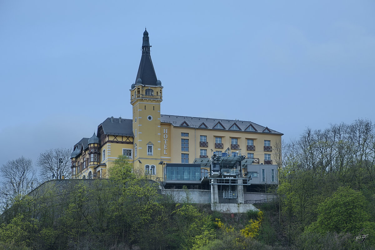 Das Hotel Větrue in Usti nad Labem. (April 2017)