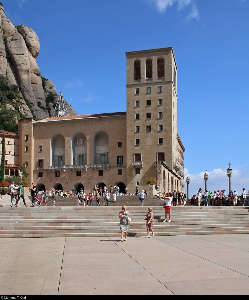 Das Kloster Montserrat, gelegen auf 721 m . NN, ist ein beliebtes Ausflugsziel fr Touristen und Wallfahrer.
[19.9.2018 | 13:27 Uhr]