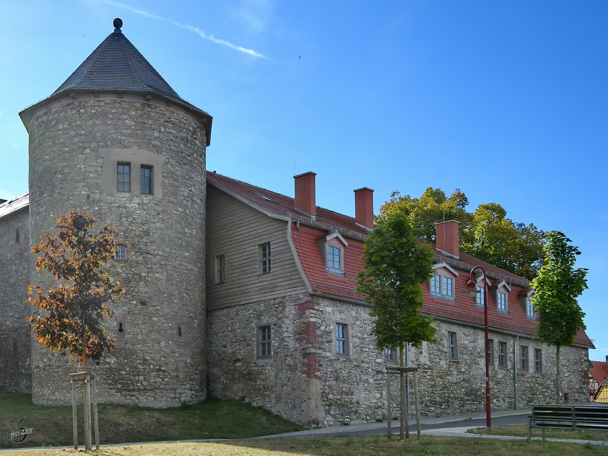 Das Schloss Harzgerode im August 2018.