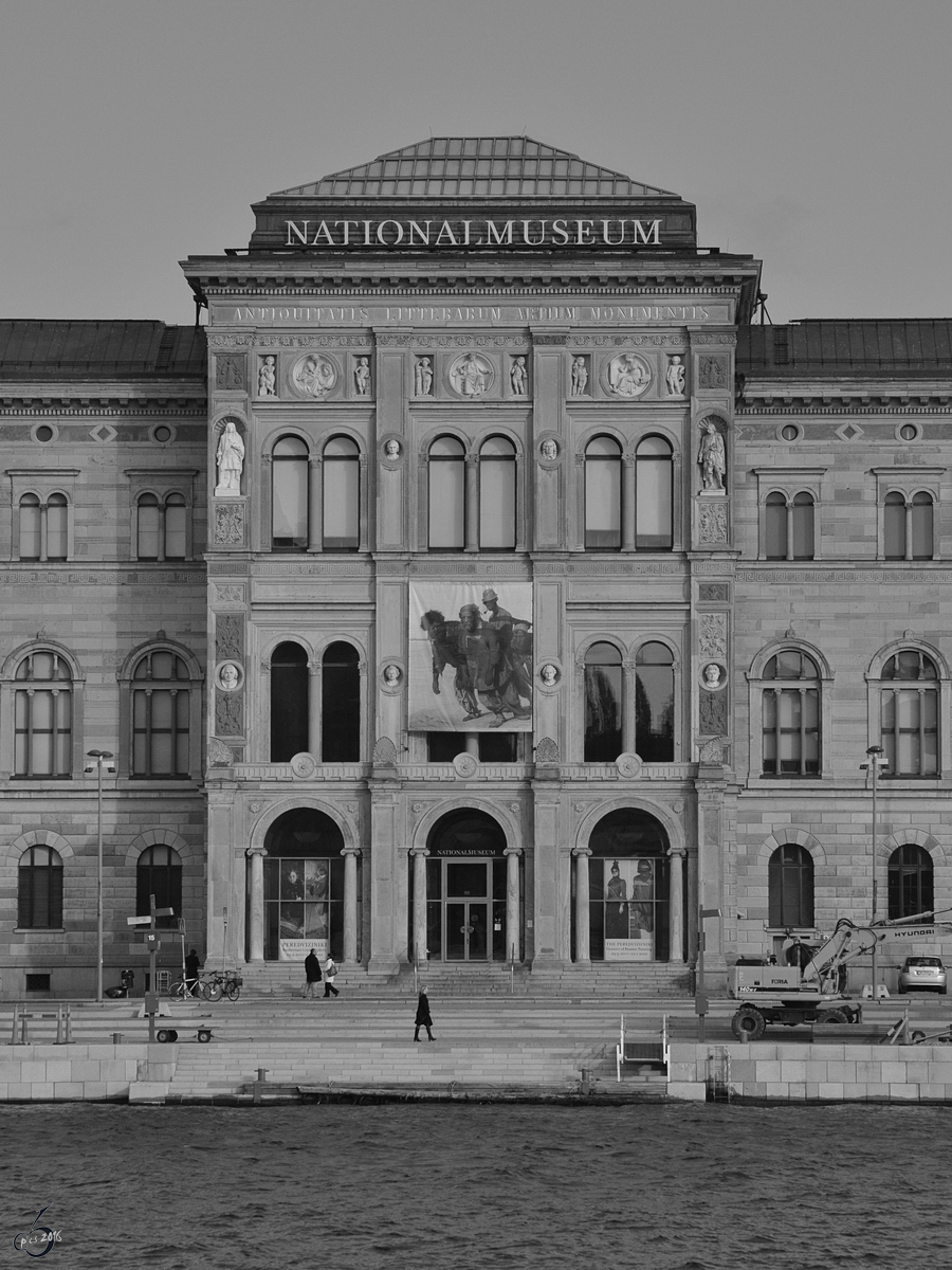 Das Schwedische Nationalmuseum in der schwedischen Hauptstadt Stockholm. (Oktober 2011)