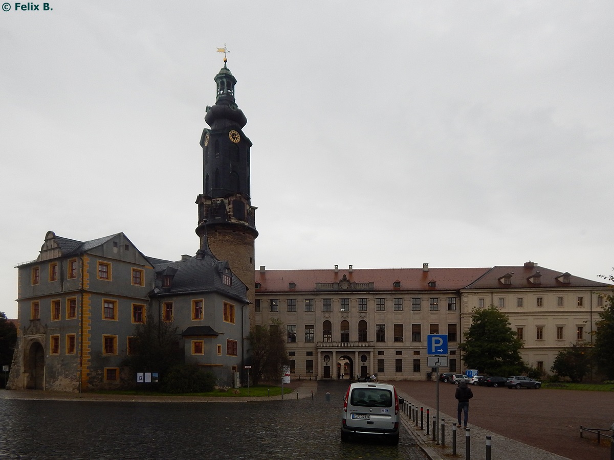 Das Stadtschloss in Weimar am 08.10.2014