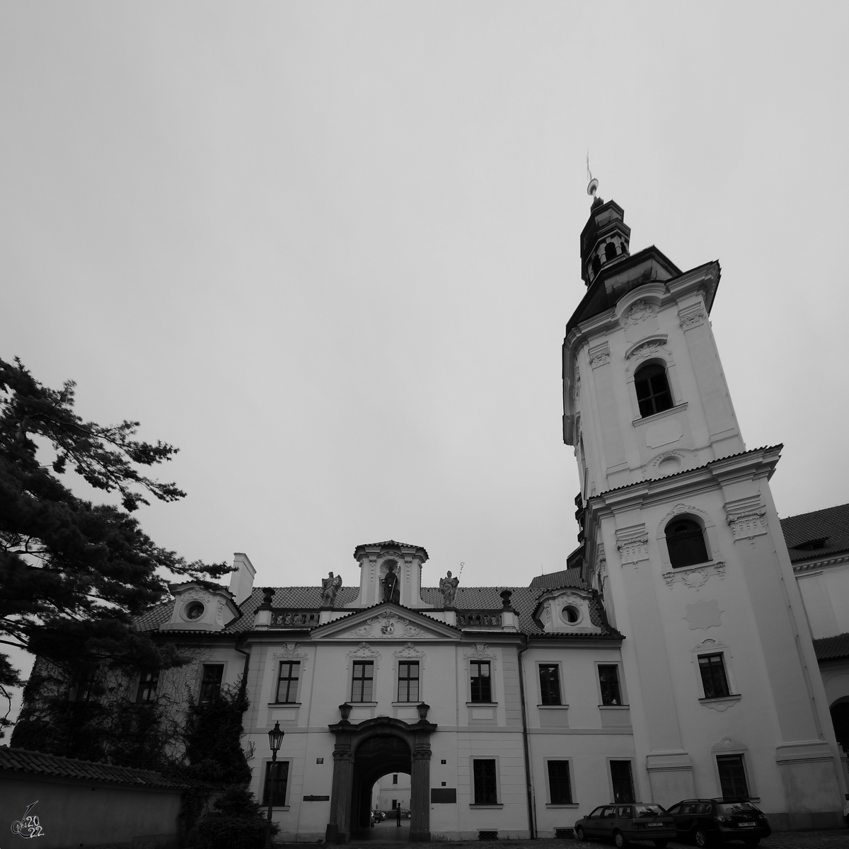 Das Strahov-Kloster ist das lteste Prmonstratenserkloster in Bhmen und eines der bedeutendsten architektonischen Denkmler in Tschechien. (Prag, September 2012)