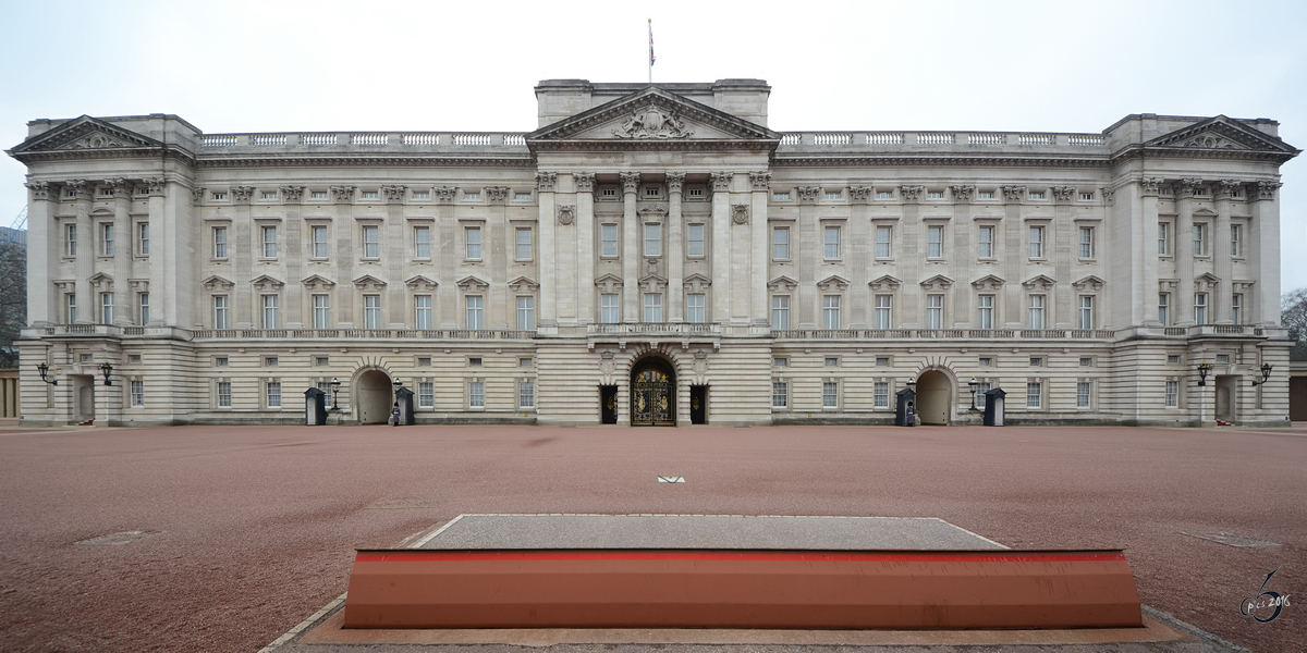Der Buckingham-Palast in London. (Mrz 2013)