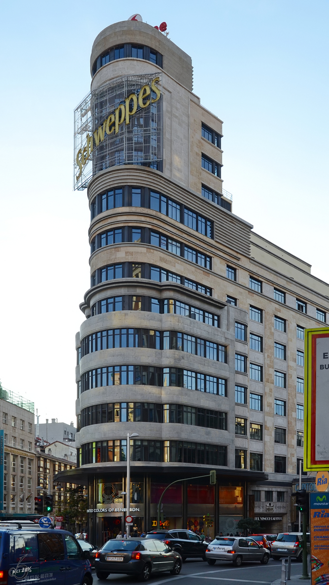 Der Edificio Carrion im Zentrum von Madrid. (September 2011)