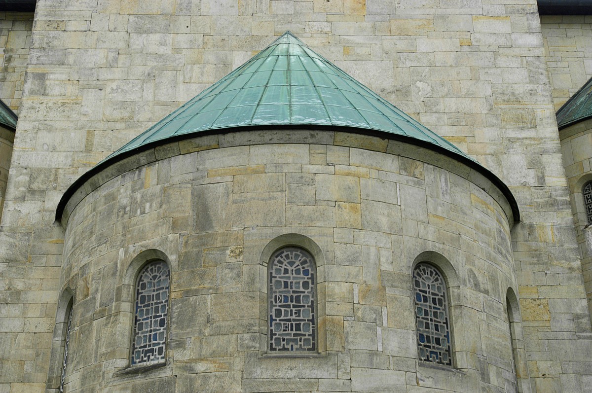 Detailfoto von der Michaeliskirche (auch St. Michaeliskirche oder St. Michaelis). Aufnahme: Juli 2007.