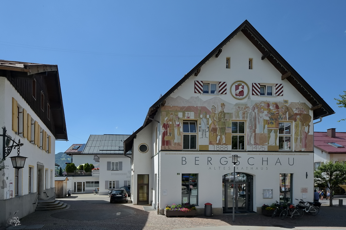 Die Bergschau Altes Rathaus ist ein Museum fr Lokalgeschichte in Oberstdorf. (Juli 2017)