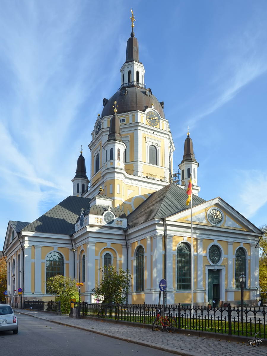 Die evangelisch-lutherische Katarinakirche auf der Insel Sdermalm in Stockholm. (Oktober 2011)