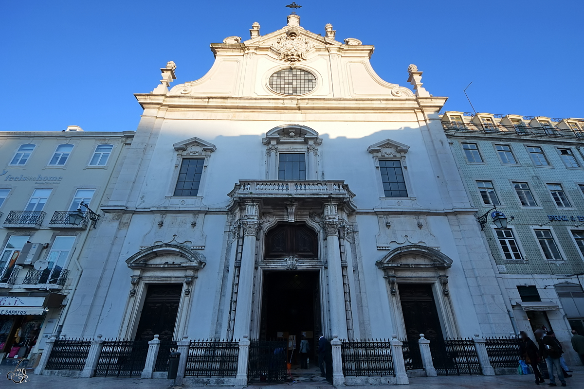 Die Kirche St. Dominikus (Igreja de So Domingos) wurde 1241 geweiht und war einst die grte Kirche in Lissabon. (Januar 2017)