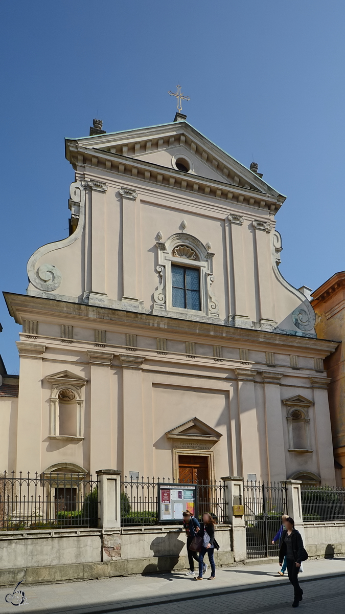 Die Martinskirche entstand von 1637 bis 1640 im barocken Baustil. (Krakau, April 2014)