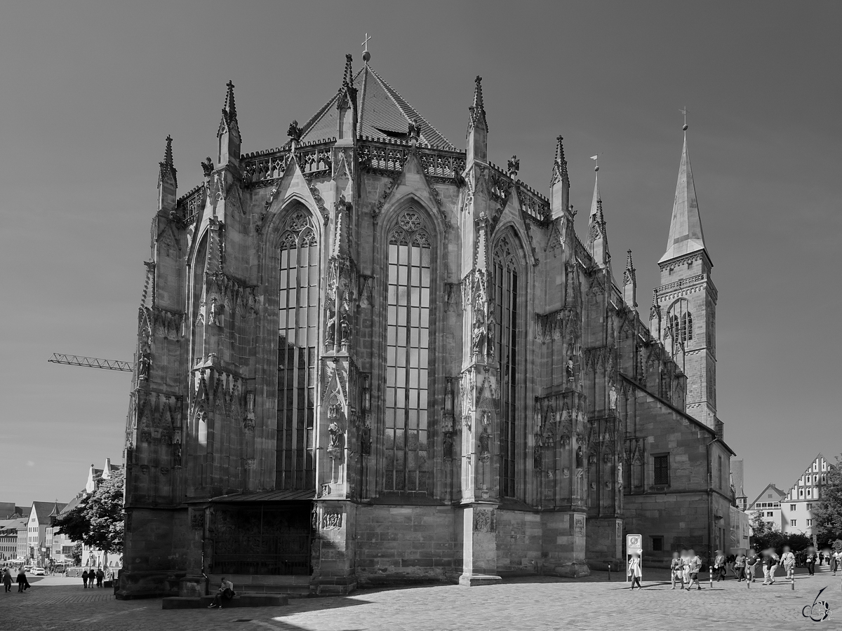 Die mittelalterliche St. Sebald-Kirche ist die lteste Pfarrkirche Nrnbergs. (Mai 2017)