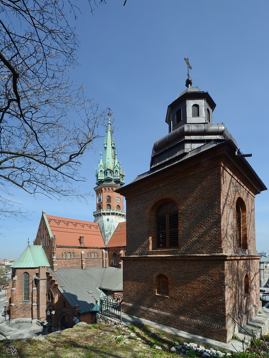 Die neugotische Josefskirche in Krakau wurde von 1905 bis 1909 erbaut. (April 2014)