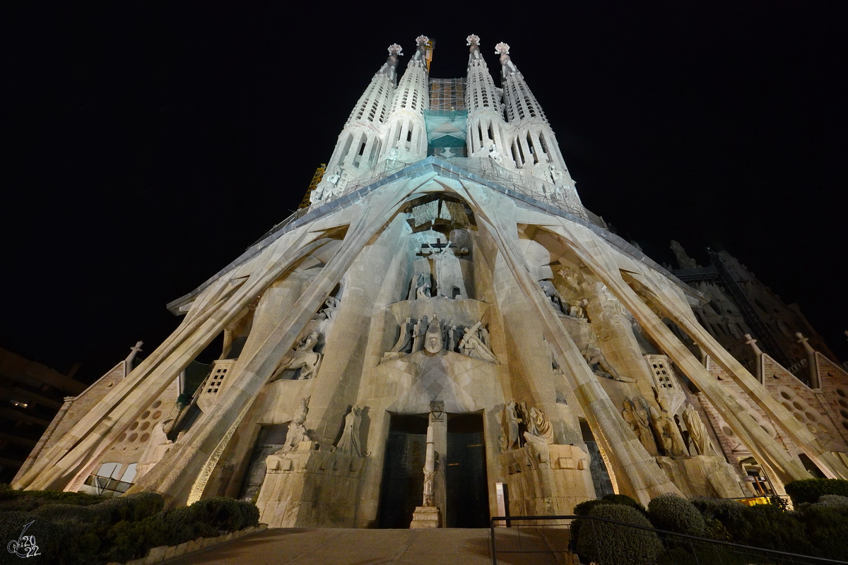 Die Sagrada Famlia in Barcelona gilt als das Hauptwerk des katalanischen Baumeisters Antoni Gaud. (Februar 2012)