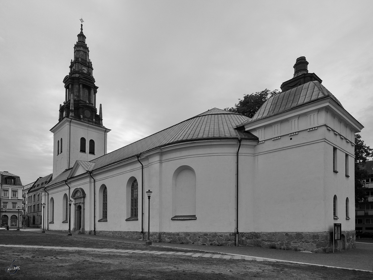 Die Sankt Lars Kirche befindet sich in der Innenstadt von Linkping. (Juni 2012)