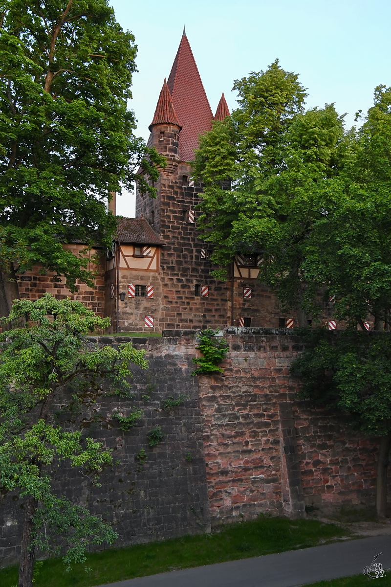 Die Stadtmauer ist eines der bedeutenden Kunst- und Baudenkmler der Stadt Nrnberg. (Juni 2019)