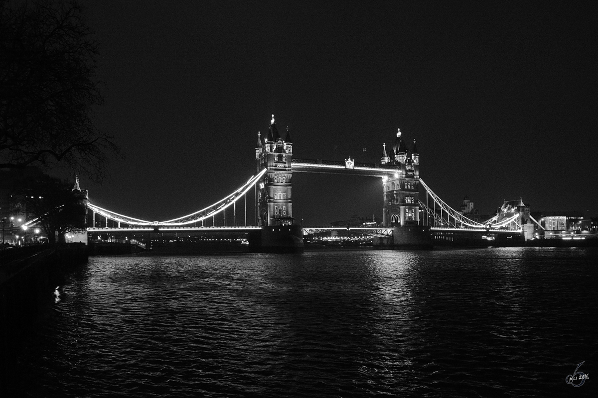 Die Tower Bridge drfte eines der wichtigsten Ausflugziele in London sein. (Mrz 2013)