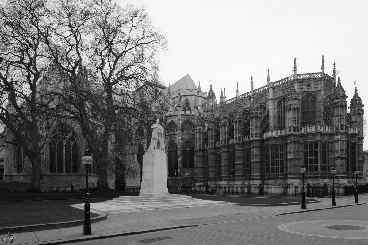 Die Westminster Abbey im historischen Zentrum von London. (Mrz 2013)