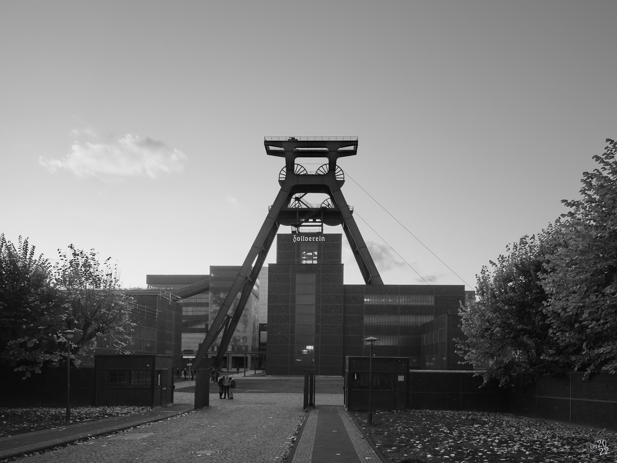 Die Zeche Zollverein in Essen wurde auch „Eiffelturm des Ruhrgebietes“ genannt. (Oktober 2016)