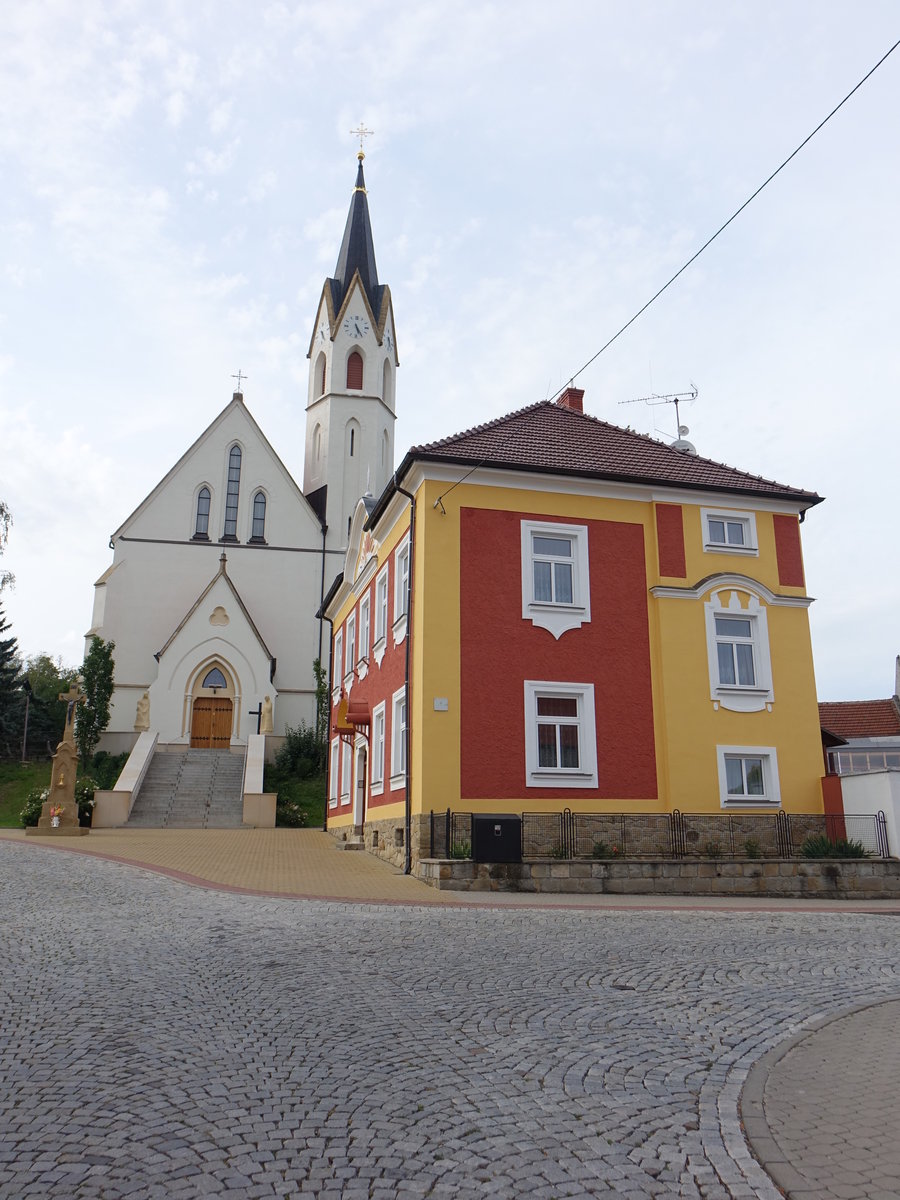 Dolni Nemci / Dolniemtsch, Kirche des hl. Philippus und Jakobus (02.08.2020)