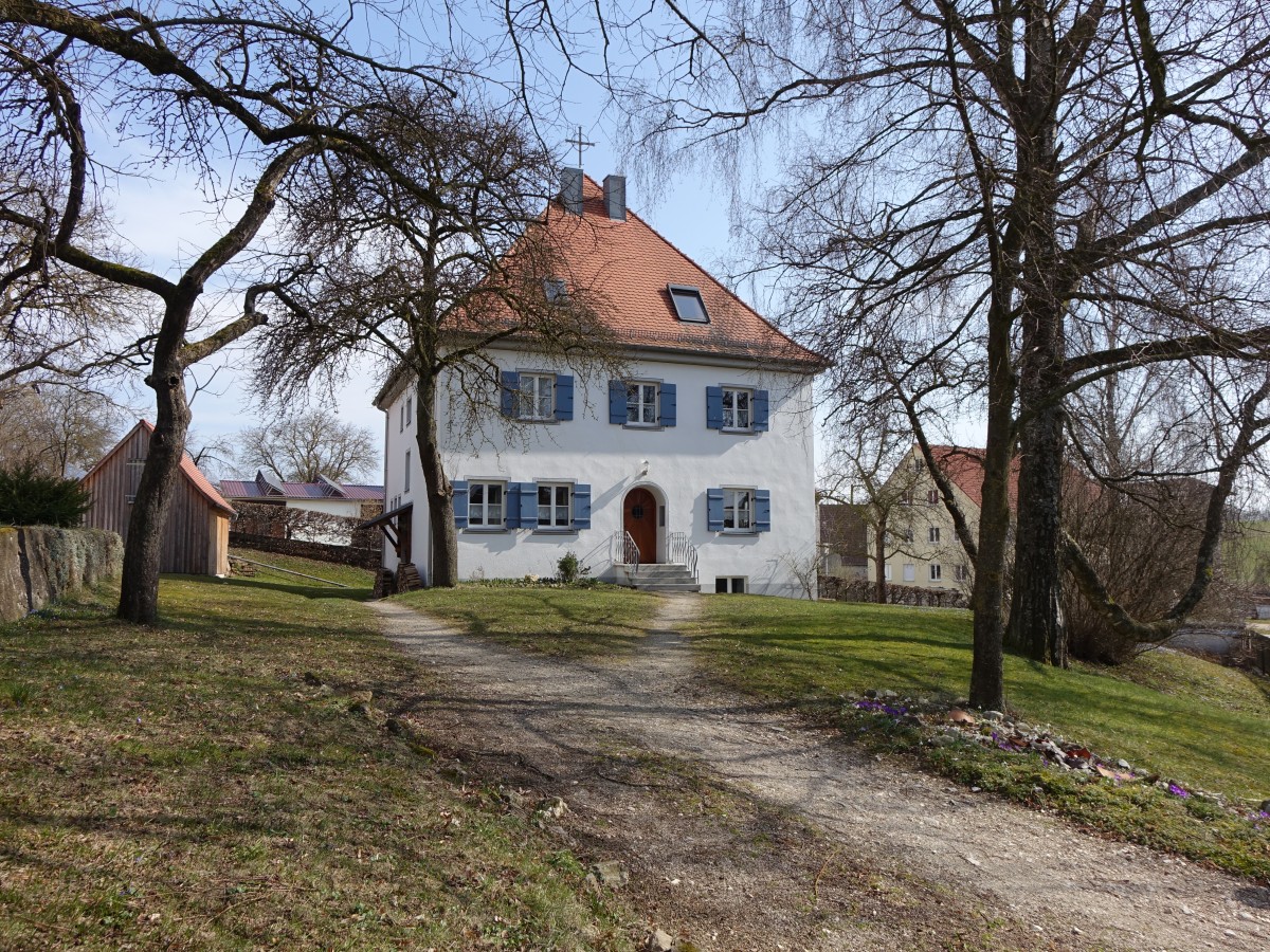 Dornstadt, Pfarrhaus in der Hirschbrunner Strae (18.03.2015)